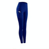 Slim Tight Sportswear Women High Waist Hips Slim Sports Leggings, Size:XL(Navy Blue)