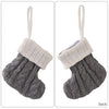 Mini Knitted Christmas Gift Socks Holiday Decorations(Pink)