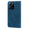 For Xiaomi Redmi Note 12 5G Global/Poco X5 Frosted Business Magnetic Horizontal Flip PU Phone Case(Blue)