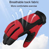 1pair Children Full Finger Breathable Anti-Fall Riding Gloves Outdoor Bicycle Protective Gloves, Size: S(Red And Black)