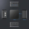 T9 Plus N100 DDR5 16G+256G US Plug 12th Alder Lake Dual Gigabit LAN+3 HDMI 4K HD Pocket Mini PC