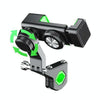 Motorcycle Spherical Compass Phone Holder, Handlebar without Light (Green)