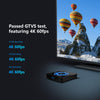 TANIX X96Q Max 4K Smart TV BOX Android 10 Media Player with Remote Control, Quad Core Allwinner H616, RAM: 4GB, ROM: 64GB, 2.4GHz/5GHz WiFi, AU Plug
