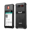 UNIWA F501 Handheld Scanner Phone, 2GB+32GB, 5.0 inch Android 12, MT6762 Octa Core, 4G Network, AU Plug (Black)