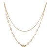 Mask Anti-Lost Hanging Chain Round Handmade Pearl Multi-Purpose Sweater Chain Glasses Chain(Gold)