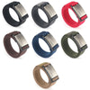 AWMN Metal Nylon Magnetic Buckle Fashion Casual Men Belt, Length: 125cm(Silver Cap Sapphire)