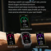 CF26 1.57inch BT5.2 Smart Bracelet Support Sleep Detection, Style:Silicone Strap(Camo Black)