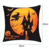 45x45cm Halloween Decoration Living Room Sofa Party Pillow Case Without Pillow Core(Castle)