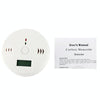 Gas Carbon Monoxide Detector Sensor Unit LCD CO Safety Alarm Tester(White)