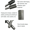 Hard High Carbon Steel Rotary Carving Knife Abrasive Processing Grinding Head Set(6pcs/set)