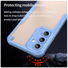 For Samsung Galaxy S24 FE 5G Armor Glaze PC Hybrid TPU Phone Case(Blue)