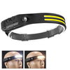 W689-2 White+Warm Light  USB Rechargeable Motion Sensor Headlamp COB Outdoor Fishing Flashlight