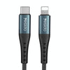 Yesido CA65 2.4A USB-C / Type-C to 8 Pin Charging Cable, Length: 2m