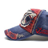13948 Shark Pattern Washable Baseball Cap Spring and Autumn Sun Hat, Size:One Size(Grey)