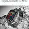 TK16 2.04 inch LCD Screen Steel Strap Smart Watch Supports Health Monitoring(Silver)