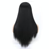Wig Half Headgear Long Straight Hair U-Shaped Wig Headgear, Colour: 1.US-1B# Black