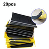 20pcs Finger Skateboard Anti-slip Sticker Sponge Pad, Size: 38x110mm(Black)