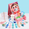 Wooden Children Oral Dentistry Simulation Dentist Set Pretend Play Medical Toy, Color: Upgrade Model Pink