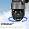 5MP WiFi Laser PTZ Camera, 120m Night Vision, 5.3-96mm Zoom (Black)