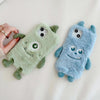 For iPhone 13 Pro Cute Monster Plush TPU Phone Case(Big Eye)