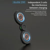 H20 15W 3 in 1 Transparent Magnetic Wireless Charger(Black)