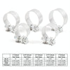 2 inch Car Turbo Exhaust Downpipe O-Band Clamp Stainless Steel 304 Flange Clamp