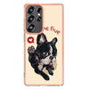 For Samsung Galaxy S25 Ultra 5G Electroplating Marble Dual-side IMD Phone Case(Lucky Dog)