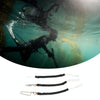 Spear Fork Force Release Shockproof Latex Tube Buffer, Style: Triangular Pin Rope
