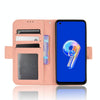 For ASUS Zenfone 10 / 9 Skin Feel Calf Texture Card Slots Leather Phone Case(Pink)