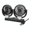 SUITU Car Foldable Cooling Fan Automobile Summer Temperature Reduction Fan, Model: Dual 5V USB Energized