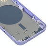iPhone 12 Back Housing Cover, SIM Tray, Keys, Lens (Purple)