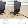 20pcs /Set Medium Self-Adhesive Cable Organizer Clip Network Cord Fixed Storage Clamp(Transparent)