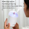 500ml Snowman Humidifier USB Desktop Large Capacity Colorful Ambient Light Air Humidifier()