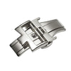 VC Stainless Steel Butterfly Pin Buckle Watch Accessories, Style: 18mm Butterfly Buckle(Silver)