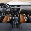 4 in 1 Leopard Print Universal Printing Auto Car Floor Mats Set, Style:HN1408GP