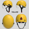 M6 1080P HD Camera Recorder Cycling Smart Helmet, Size: 54-63cm(Yellow)