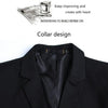 Men Casual Suit Self-cultivation Business Blazer, Size: 5XL(Black)