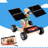 DIY Mini Wooden Car Wireless Remote Control Vehicle Model Kids Toys