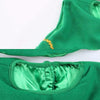 Girls Christmas Dress Christmas Tree Performance Dance Clothes, Size: 160cm(Green)