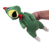 Screaming Chicken Dog Toy - Green - Durable Plush with Sound