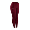 Slim Tight Sportswear Women High Waist Hips Slim Sports Leggings, Size:S(Black)