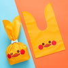 1bag Cartoon Rabbit Ears Gift Packaging Bags Candy Baking Snowflake Cookies Bags, Size: 13x23cm(Little Yellow Duck)
