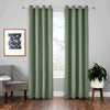 High-precision Curtain Shade Cloth Insulation Solid Curtain, Size:52x63 Inch132x160CM(Green)