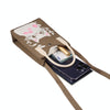 Cat Knitted Mini Crossbody Phone Bag For 6.9 inch and Below Phones(Khaki)