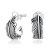S925 Sterling Silver Light Feather Women Earrings