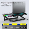 NUOXI Q9 RGB Lighting Effect Laptop Cooler(Black)