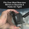 Wide-Angle Rearview Mirror Reduce Blind Spots Fits Most Cars SUVs