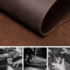 HUMERPAUL Men Leather Retro Belt Mobile Phone Bag(Khaki)