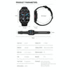 DM05 1.83 inch BT5.2 Smart Sport Watch, Support Sleep / Heart Rate / Blood Oxygen / Temperature / Heart Sugar/ Blood Pressure Health Monitor(Black)