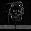 SKMEI 1384 Multifunctional Men Outdoor Fashion Noctilucent Waterproof LED Digital Watch (Black)